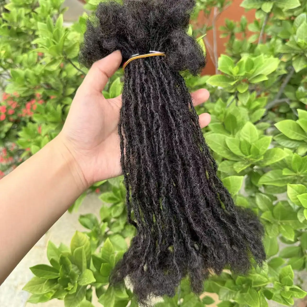0.2 سنتيمتر Inter Loc Dreadlock تمديد Sisterlocks 100% الشعر البشري اليدوية مايكرو Locs لينة الشعر الطبيعي المجدل