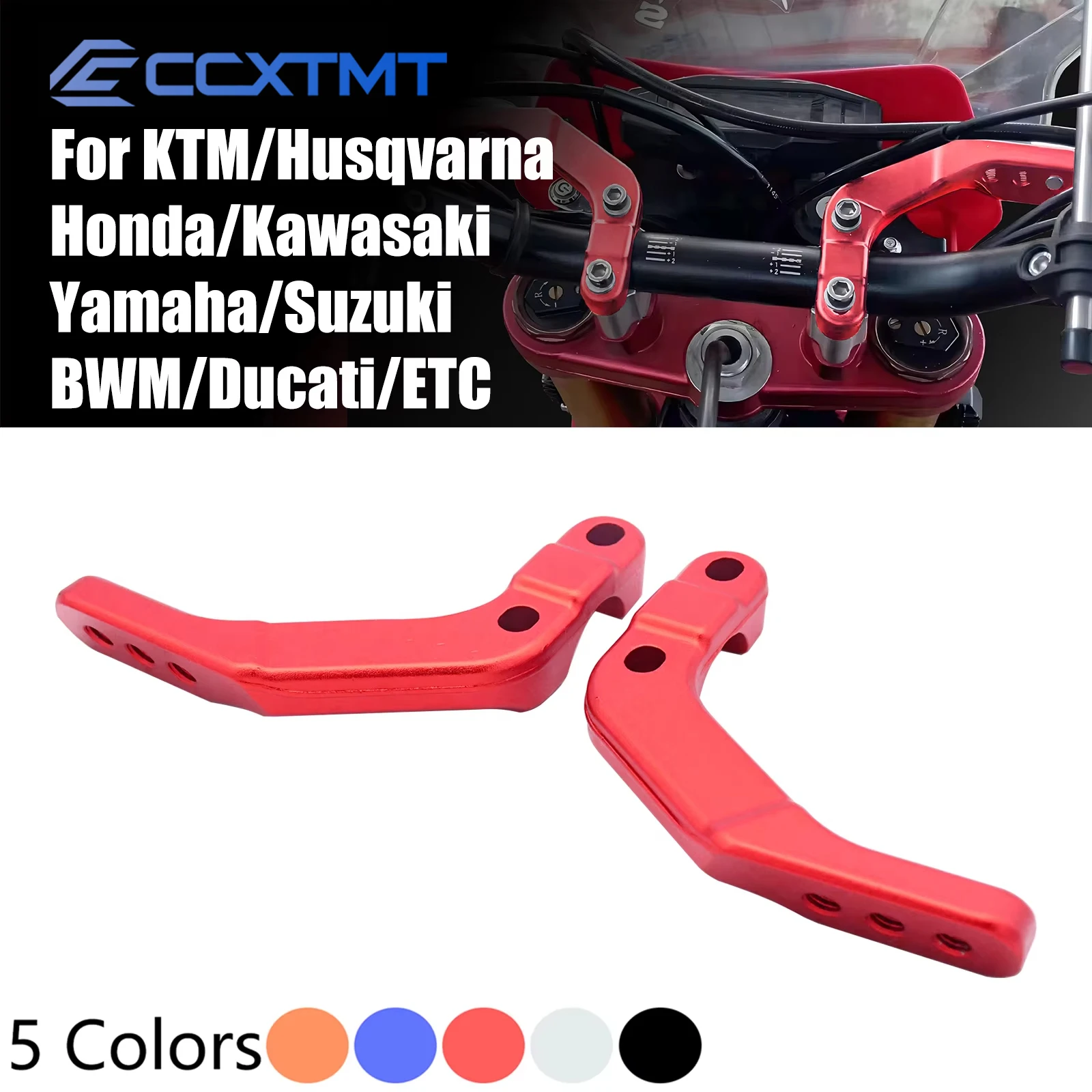 Motorcycle Handguard Bracket 22/28mm Handlebar Retrofit Support For Kawasaki Suzuki KTM Yamaha Honda CBR 250R 300R CB600 CB1000