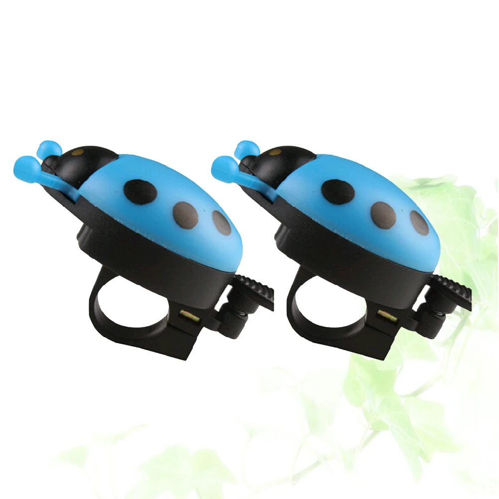 

2pcs Bike Bells Bicycle Accessories Ring Bell Handlebar Mount Clear Sound Easy Install Red Blue Green