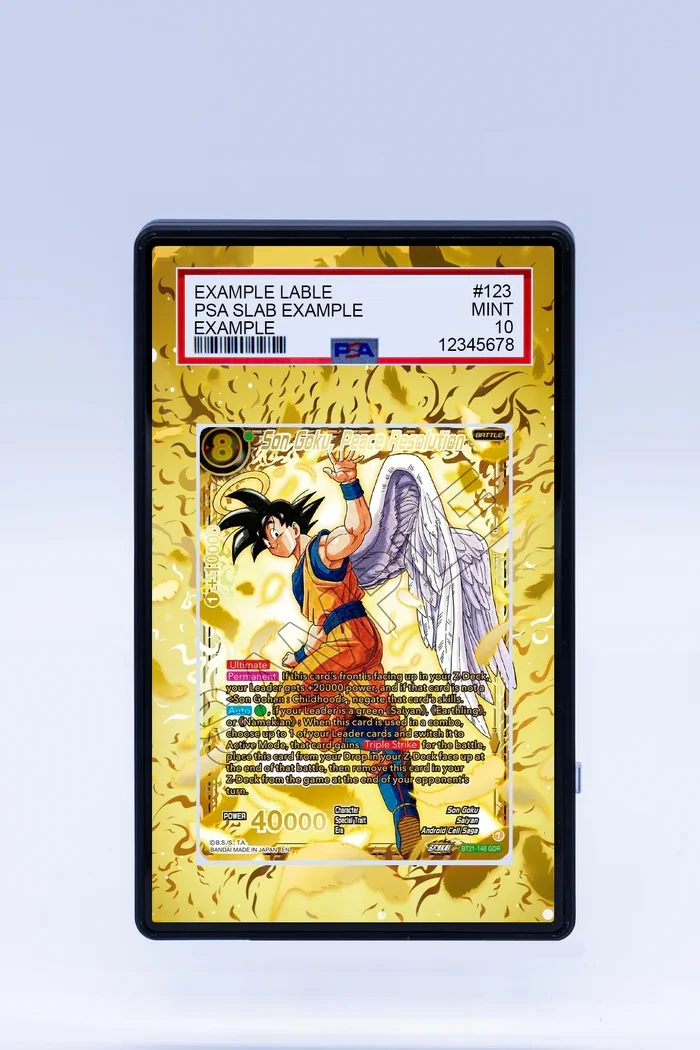 Dragon Ball Son Goku Anime Psa Card Extended Art Acrylic Display Case for Anime Extended Box Exquisite Collectibles Decorative view 6