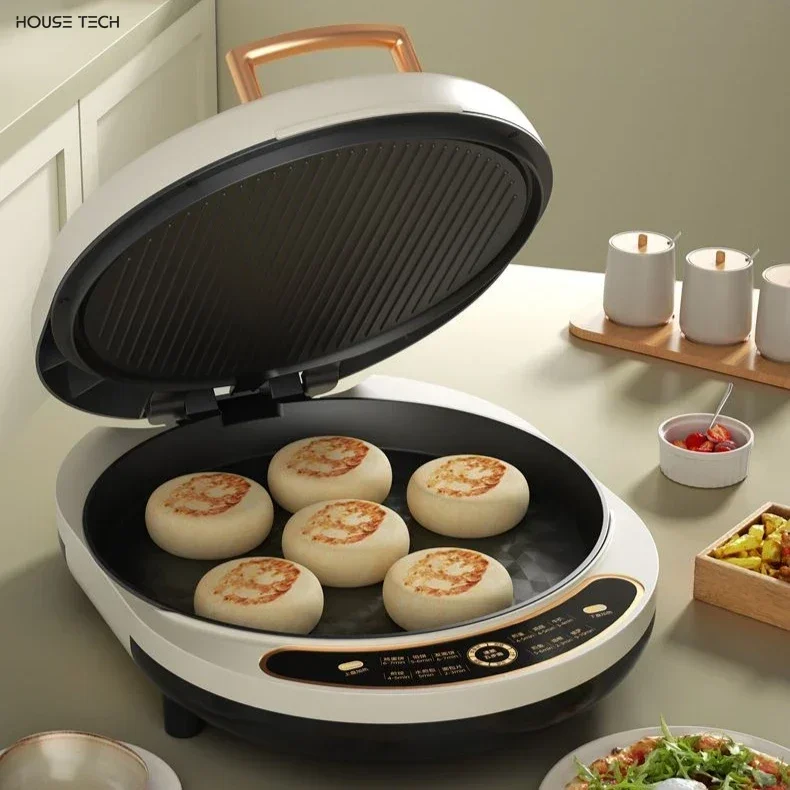 electric baking pan. Household Double-sided heating. Deepening enlargement. Automatic power off. Pancake pan.