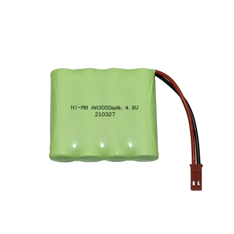 5pcs-4.8v 3000mAh NiMH Battery for RC Cars Robots Tanks Gun Boats AA 4.8v Rechargeable Battery Pack with JST Plug