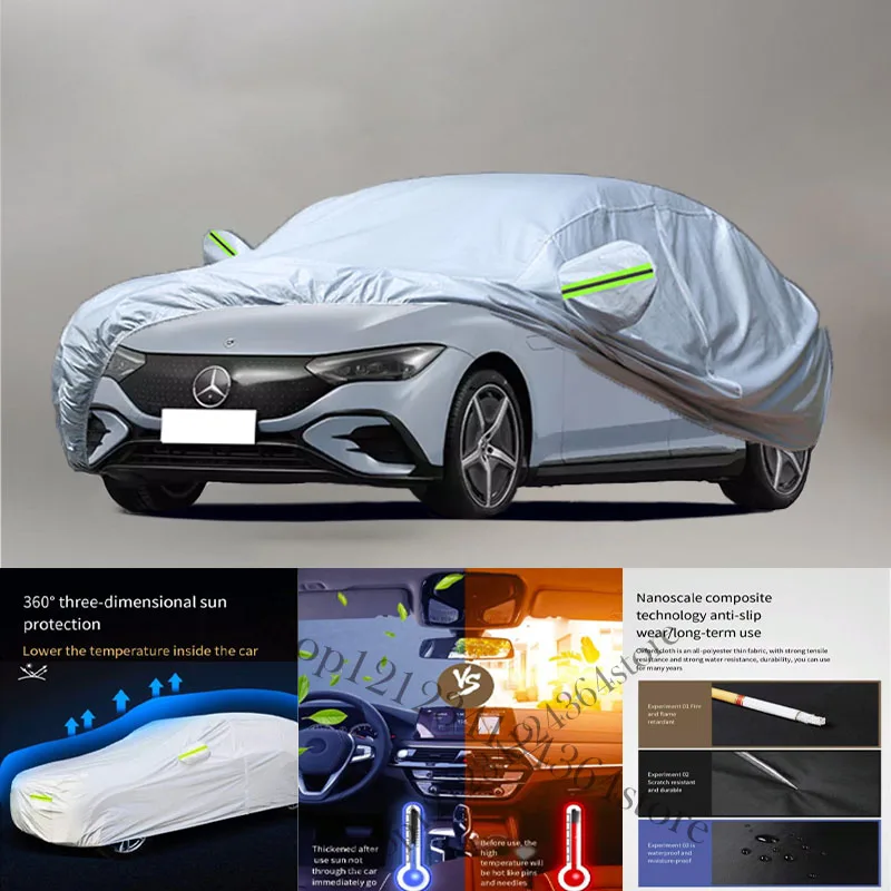 

For Mercedes Benz Eqe Car cover Exterior Car Cover Outdoor Protection Full Car Covers Waterproof Sunshade Anti UV Snow Cover