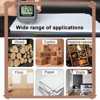 24-Hour Delivery MT-15 Digital Wood Moisture Meter Humidity Tester Hygrometer Timber Damp Detector Detection Device Grey Tree