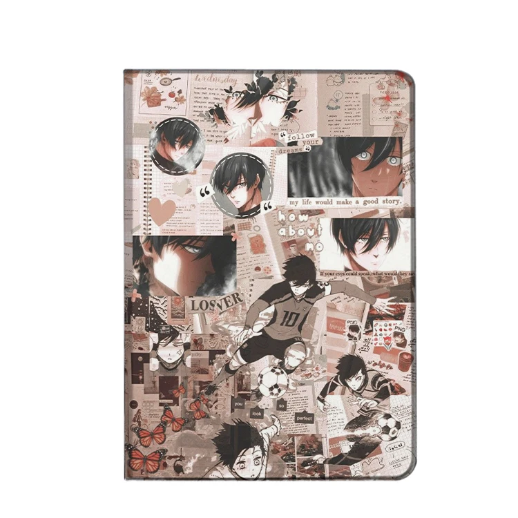 

Чехол BLUE LOCK Rin Itoshi для iPad 10,2 7th 8th 9th Air 2 3 4 Mini 4 5 6 7 Роскошный силиконовый чехол для iPad Air 4 5 iPad Pro11