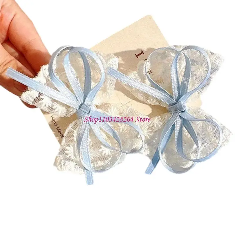 

Lace Hair Clips Accessories For Toddler Girls Lightweight Everyday Sweet Bowknot Hairpins Barrettes