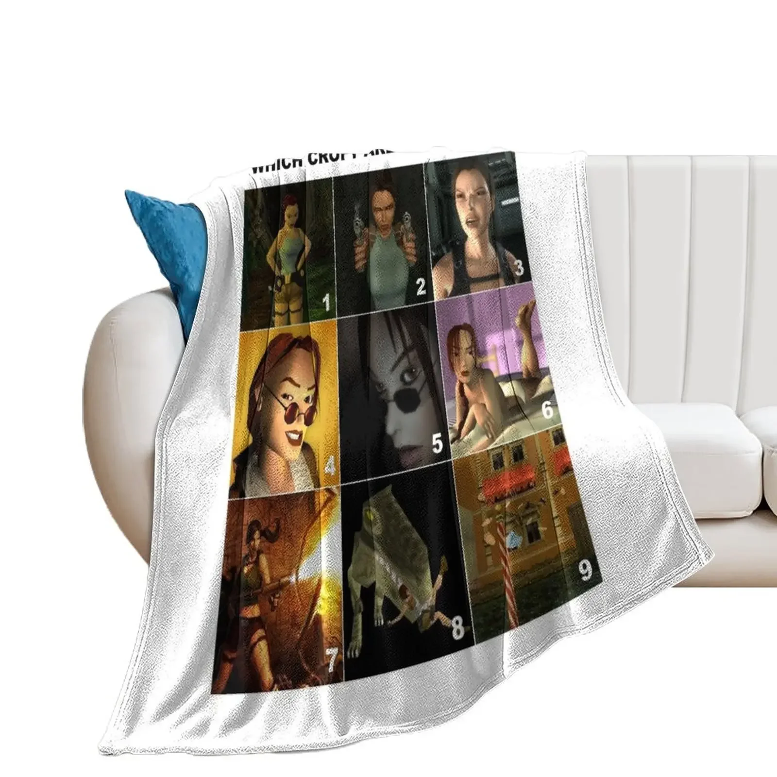 Which Croft are you today? Throw Blanket Decorative Beds Baby decorative Polar Blankets