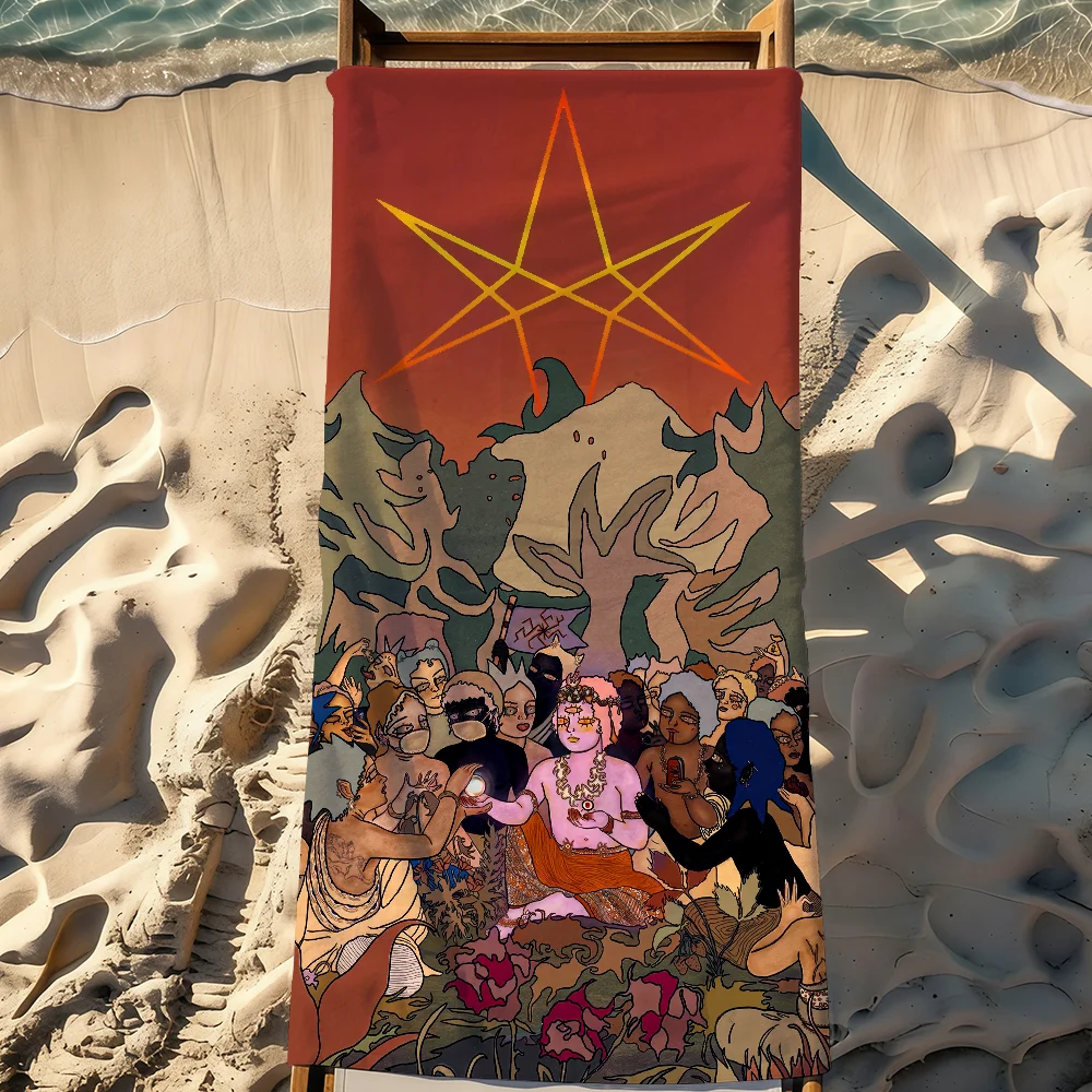 Rock Band B-Bring Me The H-Horizon Towel For Swim Yoga Gym Quick Drying Soft and skin-friendly Beach Towels All-Season