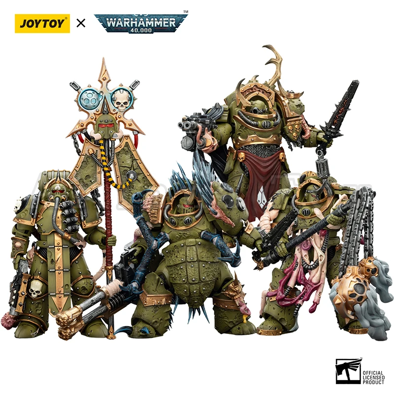 

[Pre-Order]JOYTOY 1/18 Action Figure 40K Death Guard Blightlord Terminator and Plague Marine Icon bearer Anime Model Toy Gift