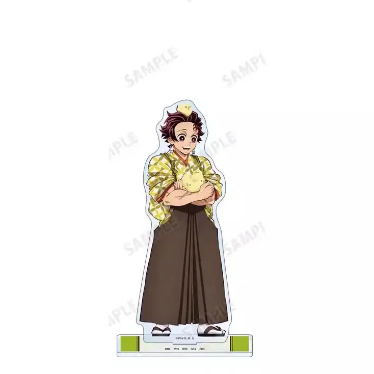 Game Tomioka Giyuu Shinazugawa Sanemi Kamado Tanjirou Hashibira Inosuke Acrylic Stand Doll Anime Figure Model Cosplay Toy Gift