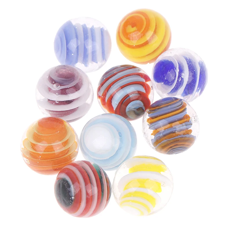 10PCS 16MM Crystal Glass Marbles - Stained Glass Balls for Photography, Vase/Fish Tank & Christmas Decor