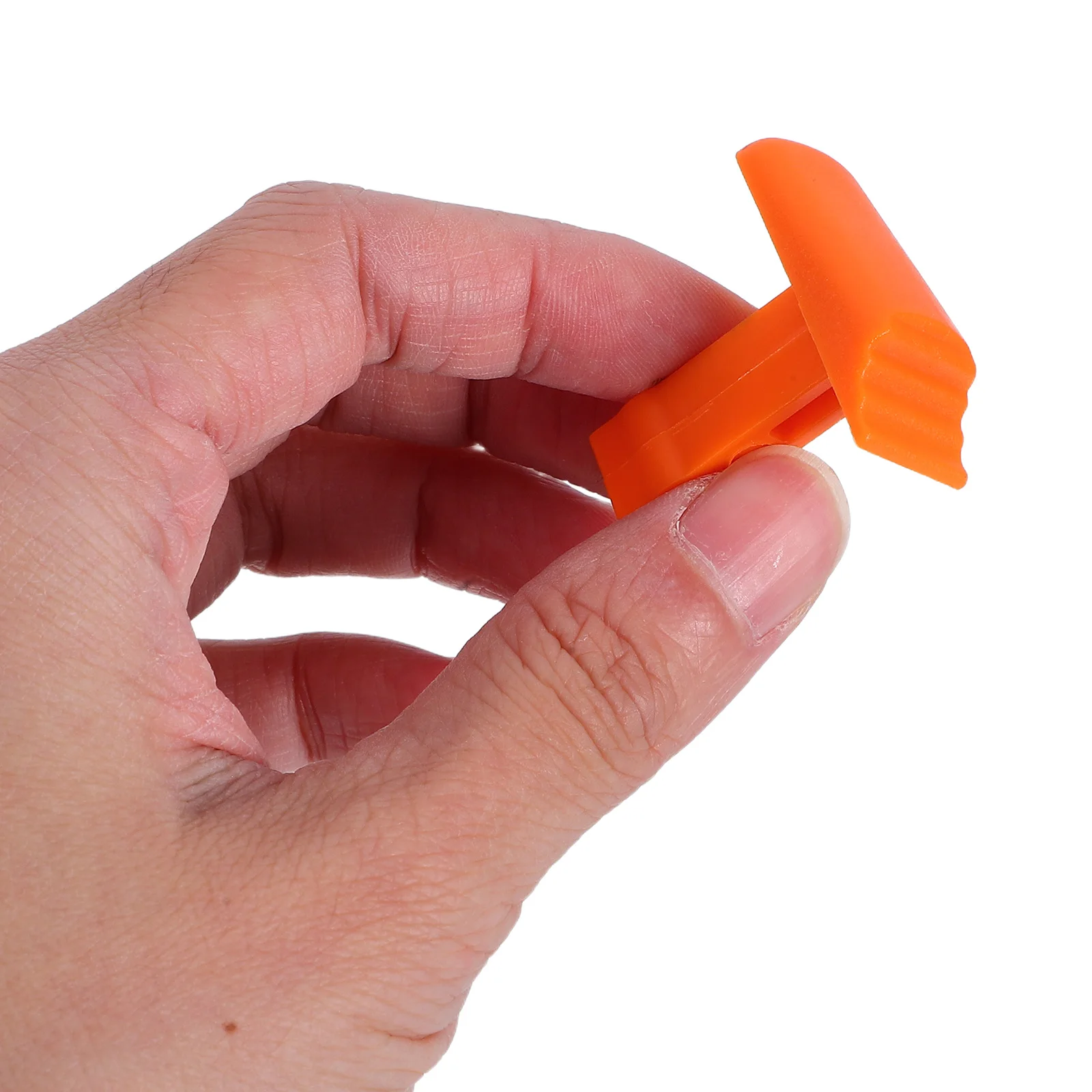 

10pcs Telescopic Switch 1.26X1.26X0.59In Orange Plastic Buckle Extension Ladder Replacement Lock - Universal Ladder