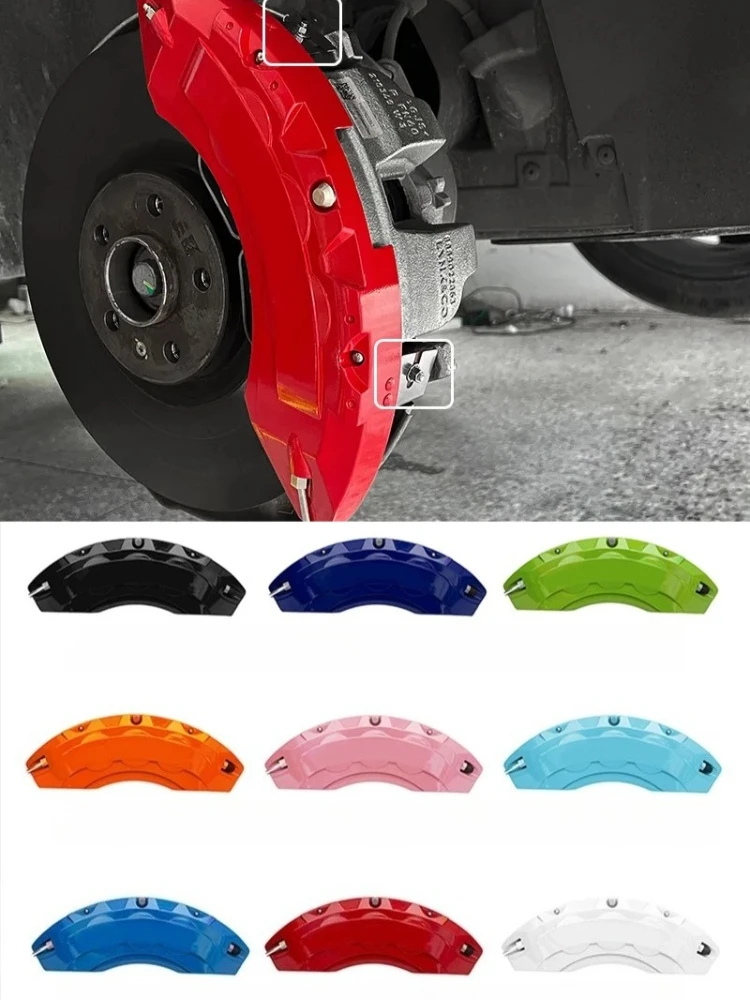 Car Brake Caliper Cover Aluminum Alloy Front&Rear Wheel Hub Decor Caliper Protector For Geely Monjaro KX11 Xingyue L 2022 2023