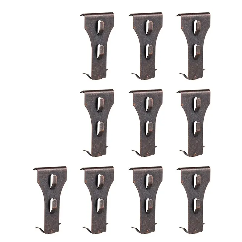 B08B-10 PCS Brick Hook Clips For Outdoor Hanging No Drilling Required For 60-70Mm Bricks
