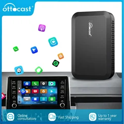 OTTOCAST PICASOU 2 PRO Wireless Android Auto CarPlay AI Box for Eurasian version HDMI for Kia Toyota Ford Nissan