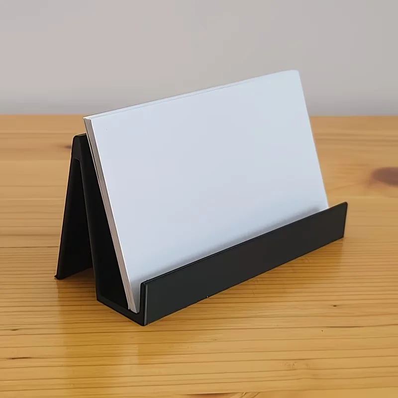 Easy Fashion Business Card Holder, Plastic Desktop Organizer, for Storing And Displaying Your Business Cards