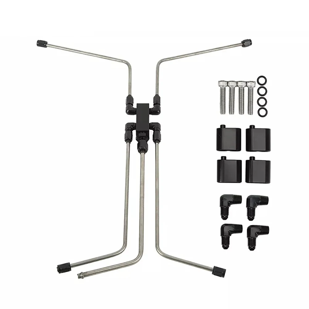 

Coolant Steam Vent Kit Stainless Steel Complete Steam Tube Kit With Gasket Compatible With LS1 LS2 LS3 LS6 LS7 LS9 Engines