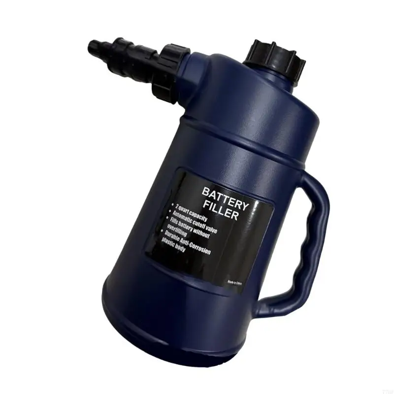 77HF يتوقف Auto Auto Battery Divill Jugs Deigns للمياه المقطرة في شاحنات السيارات #4