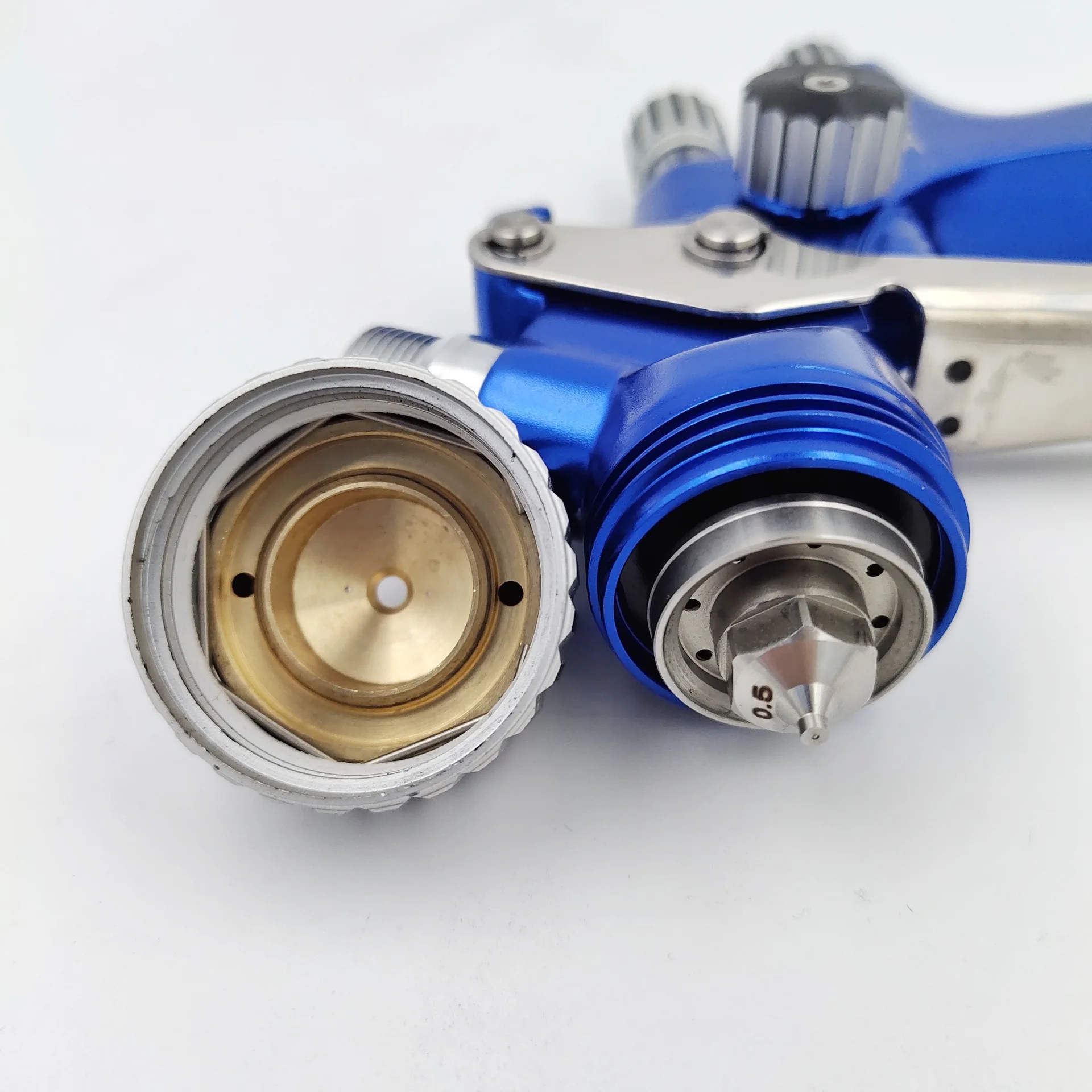 Paint spray gun Mini4000G high atomization 0.5 0.8 1.0 1.2 caliber mini car repair spray gun Saigaole Pneumatic tools Colour
