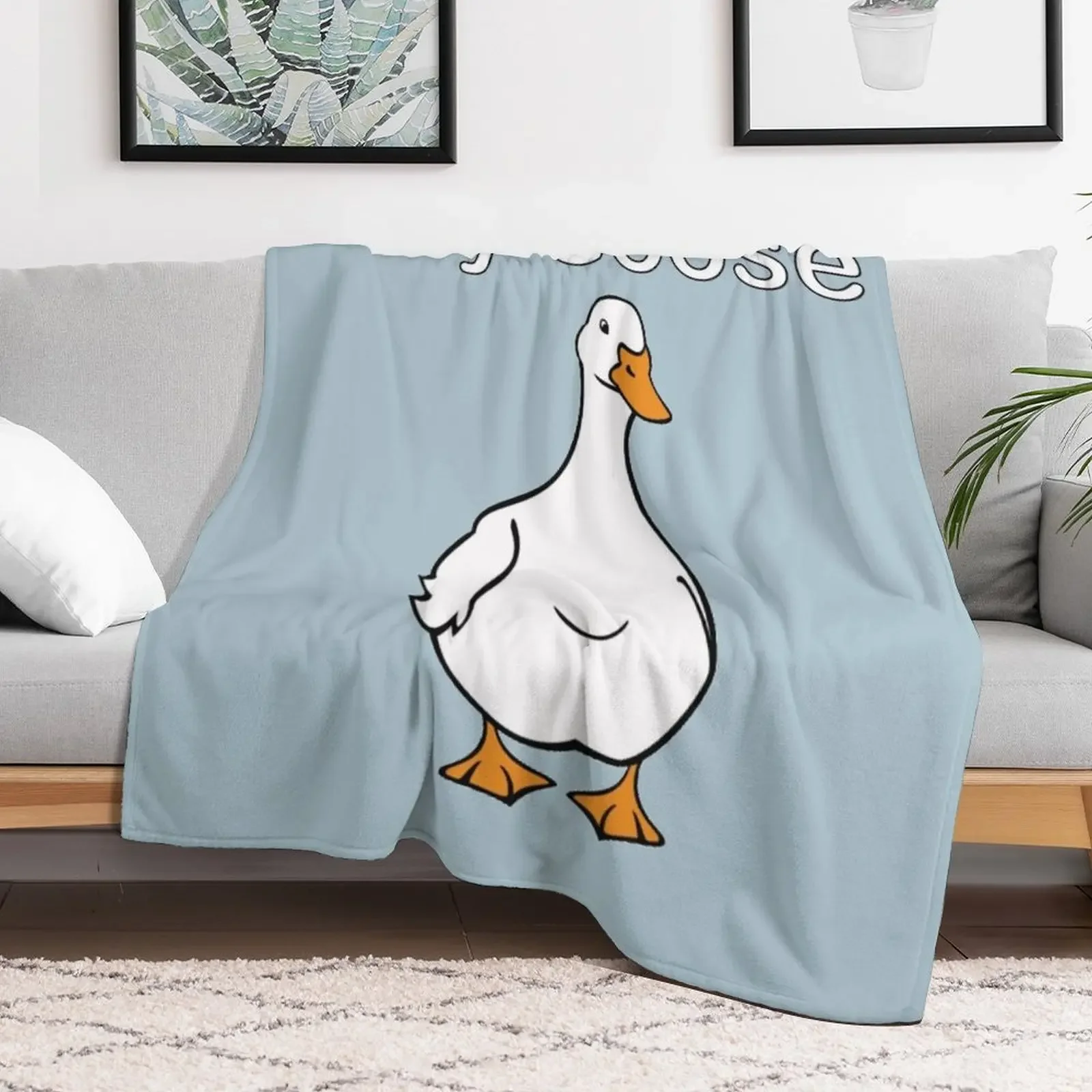 New Silly Goose Throw Blanket warm winter Nap Tourist Stuffeds Blankets