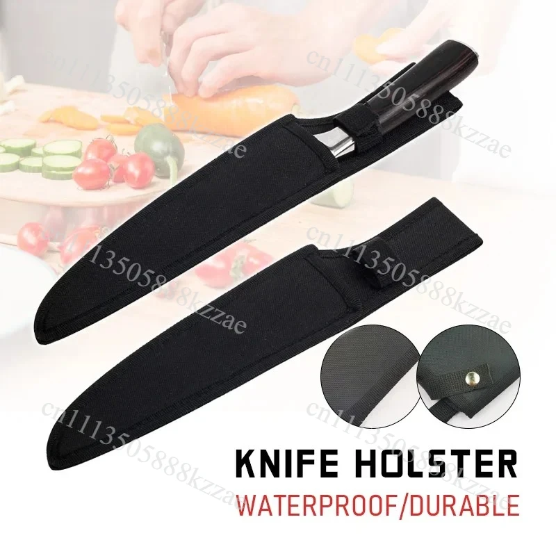 Chef Knife Sheath Waterproof Durable Oxford Thick Sheath Chef's Scabbard Chopper Cleaver Butcher Blade Guard Case Storage Bag