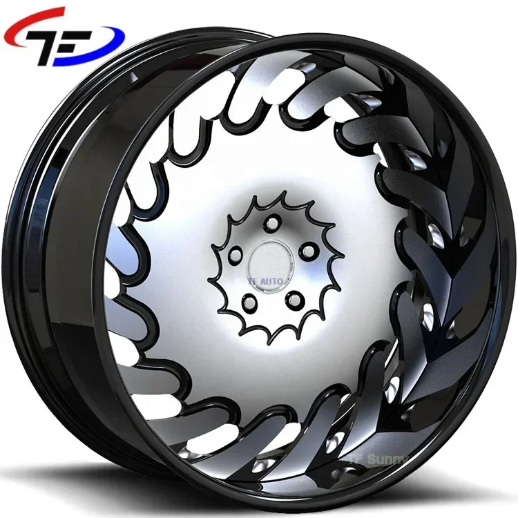 Deep Dish Lip 5x114.3 Forged car 22X11J Alloy Wheels 2 3 pieces For Porsche