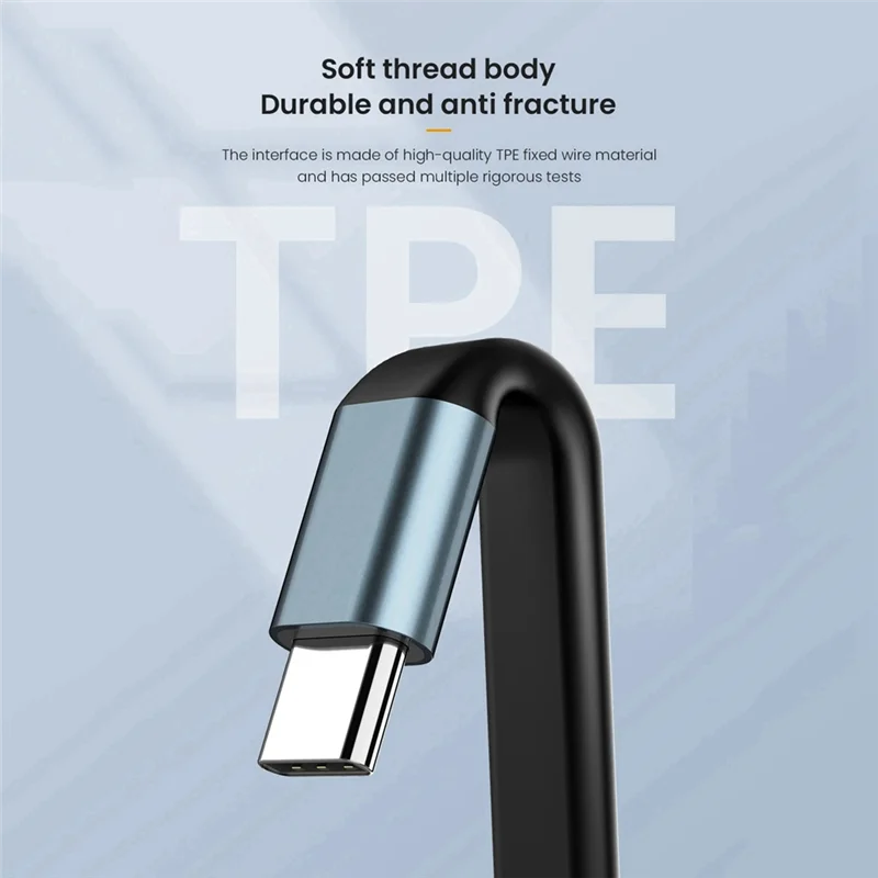 PHILE-Mini 3A USB Type-C Fast Charging Data Cable Portable Keychain QC 3.0 USB Type C Short Cable For Type C USB Devices