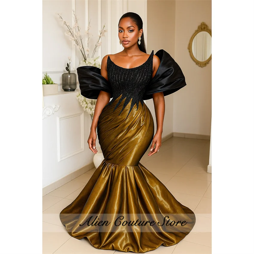 

Elegant Beaded New Luxurious Women's Evening Dresses Wedding 2025 Formal Prom Party Gown Vestidos Customized