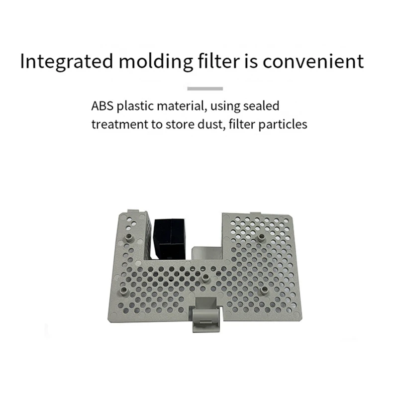 استبدال فلتر خزان محطة الشفط لمرشح كاسيت خزان المكانس الكهربائية Roborock P10spro