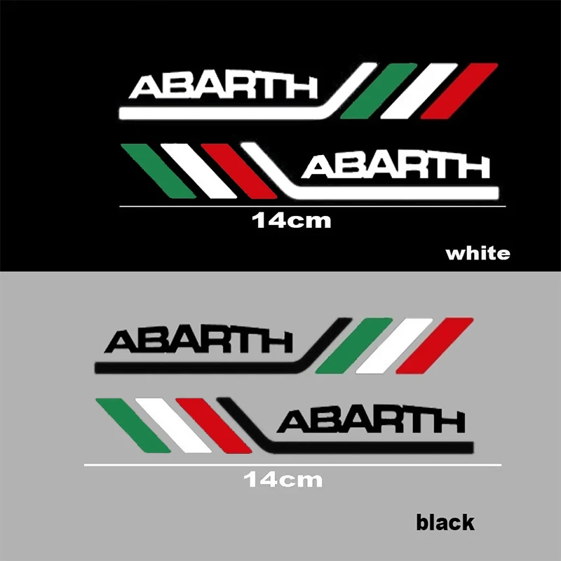 Rear View Mirror Vinyl Sticker for Fiat Abarth 500 595 695 500X 500L Punto 124 Spider Panda TIPO Car Styling Decor