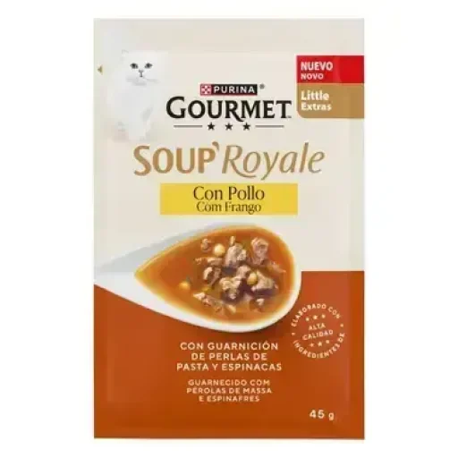 Gourmet Comida Húmeda Nature's Creation Soup de Pollo para Gatos - 45 GR