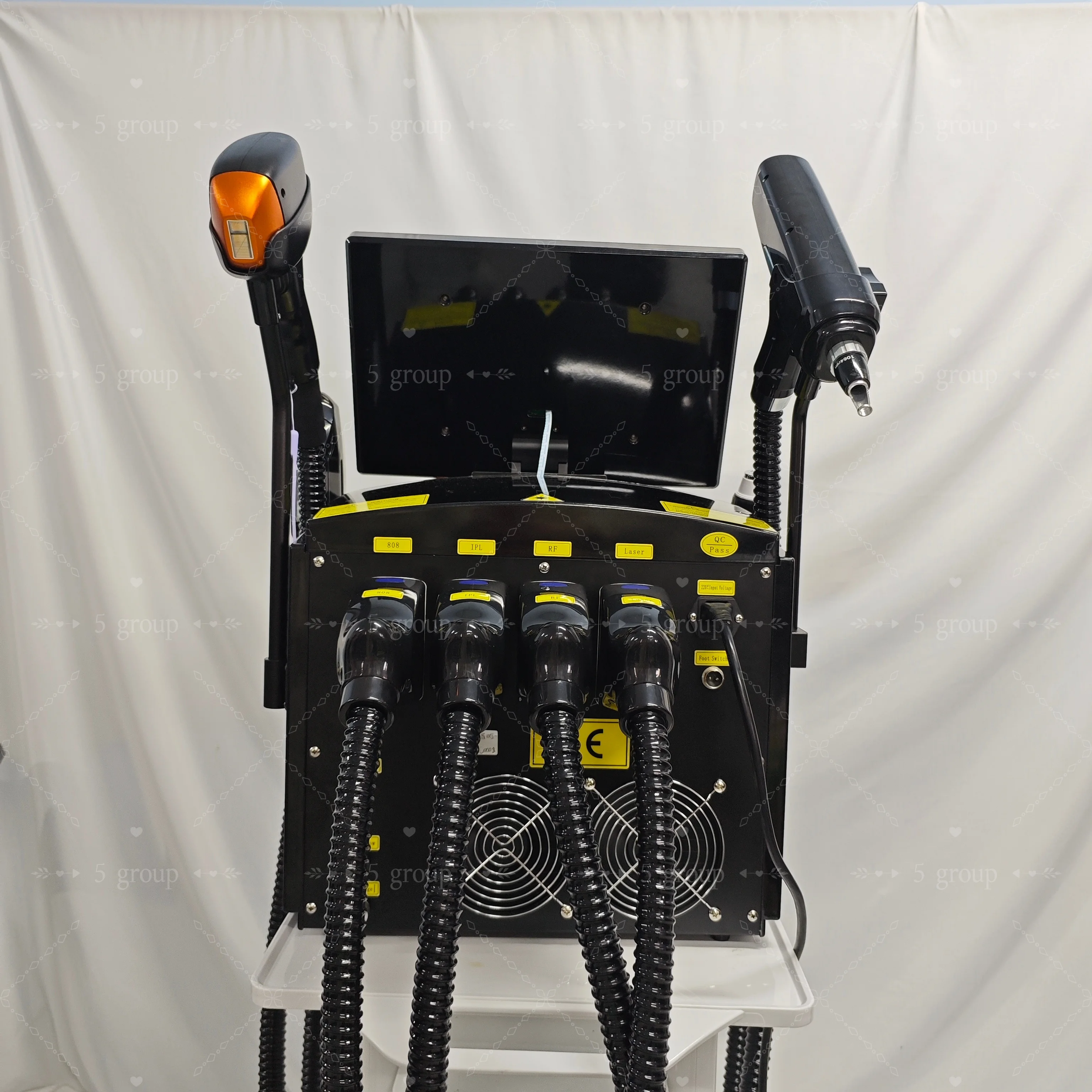 

Профессиональный 4-в-1 диодный лазер, пикосекундный лазер, IPL, RF-аппарат для удаления волос, удаления татуировок и подтяжки кожи