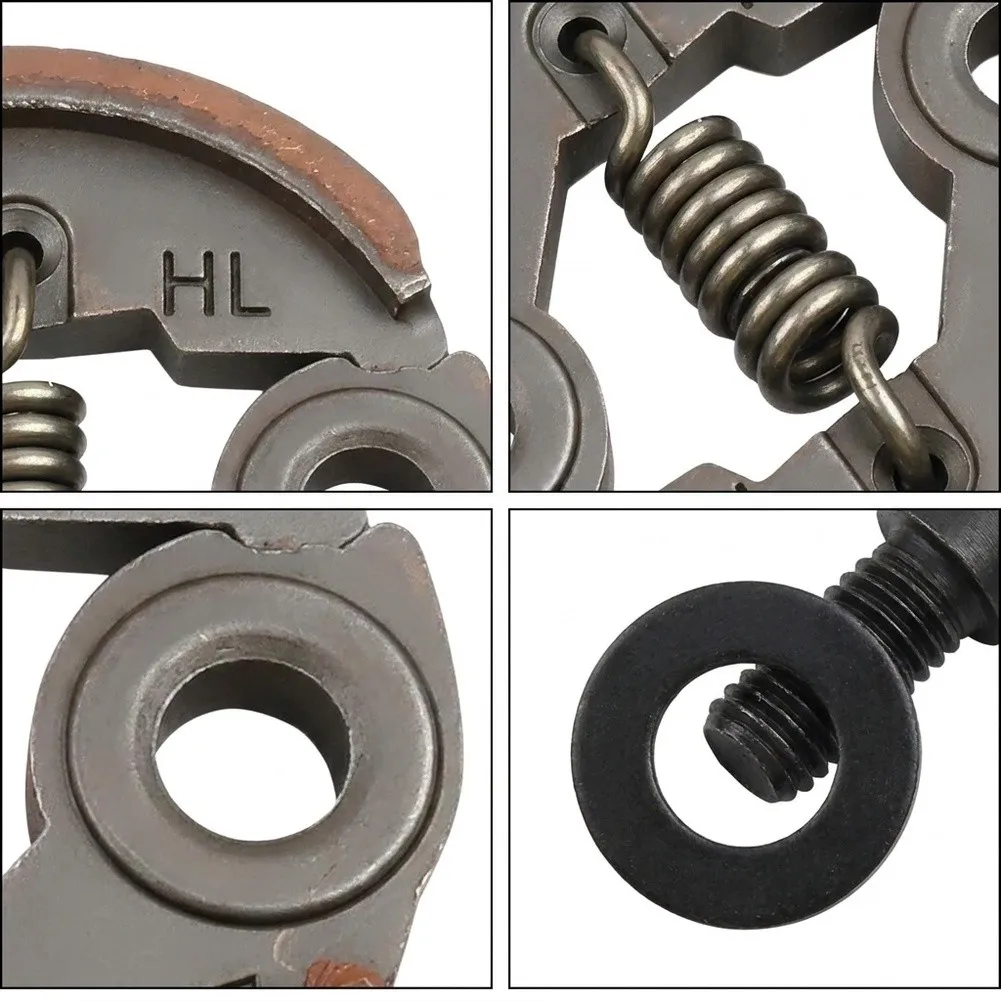 Stainless Steel Clutch Assembly for Use with Trimmer Brushcutter Lawnmower and for chainsaw Two Four Power Equipment