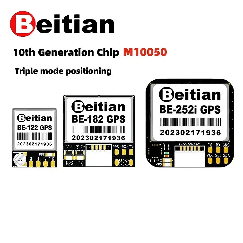 Beitian BE122 BE182 BE252Q GPS Module Support GPS GLONASS BeiDou for Long Range FPV Racing Drone Airplane F4 F7 Flight Control