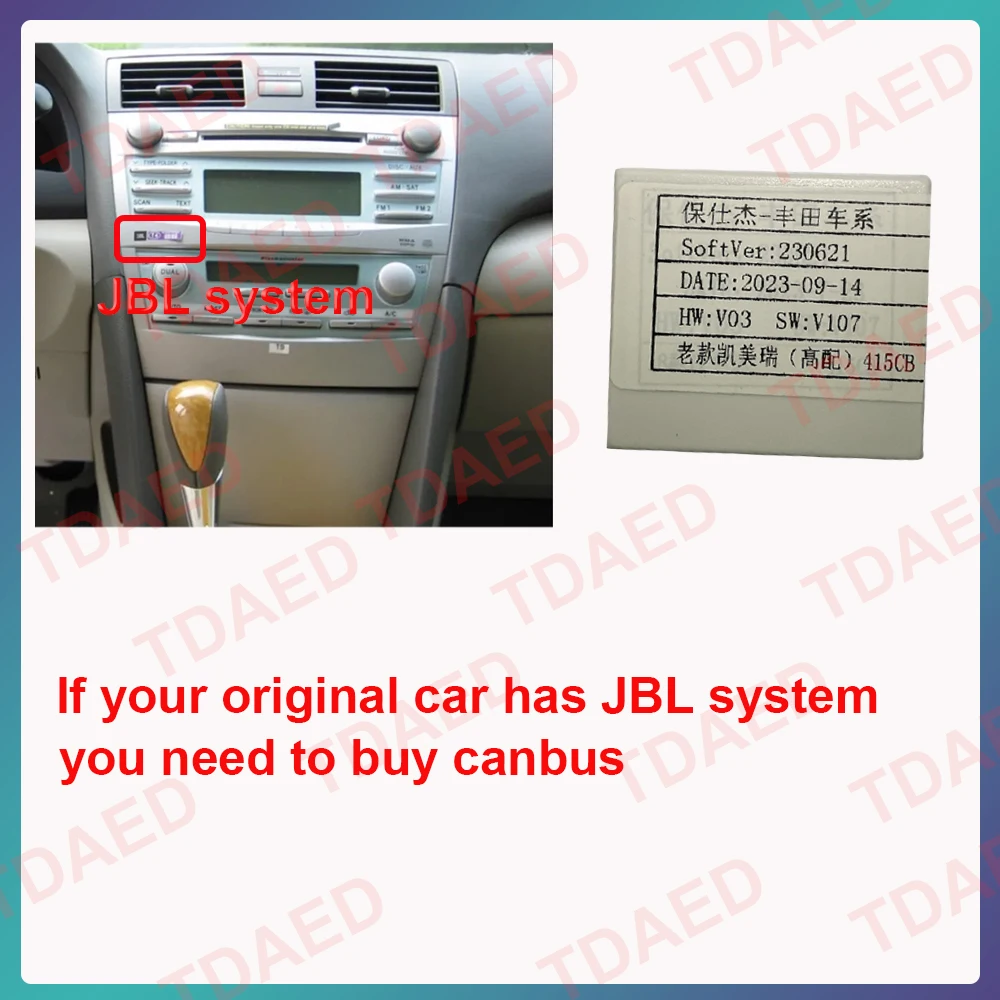 Original car radio style Android 13 4G DSP Car Radio Multimedia Navigation GPS for Toyota Camry 2006 2007 2008 2009 2010 2011