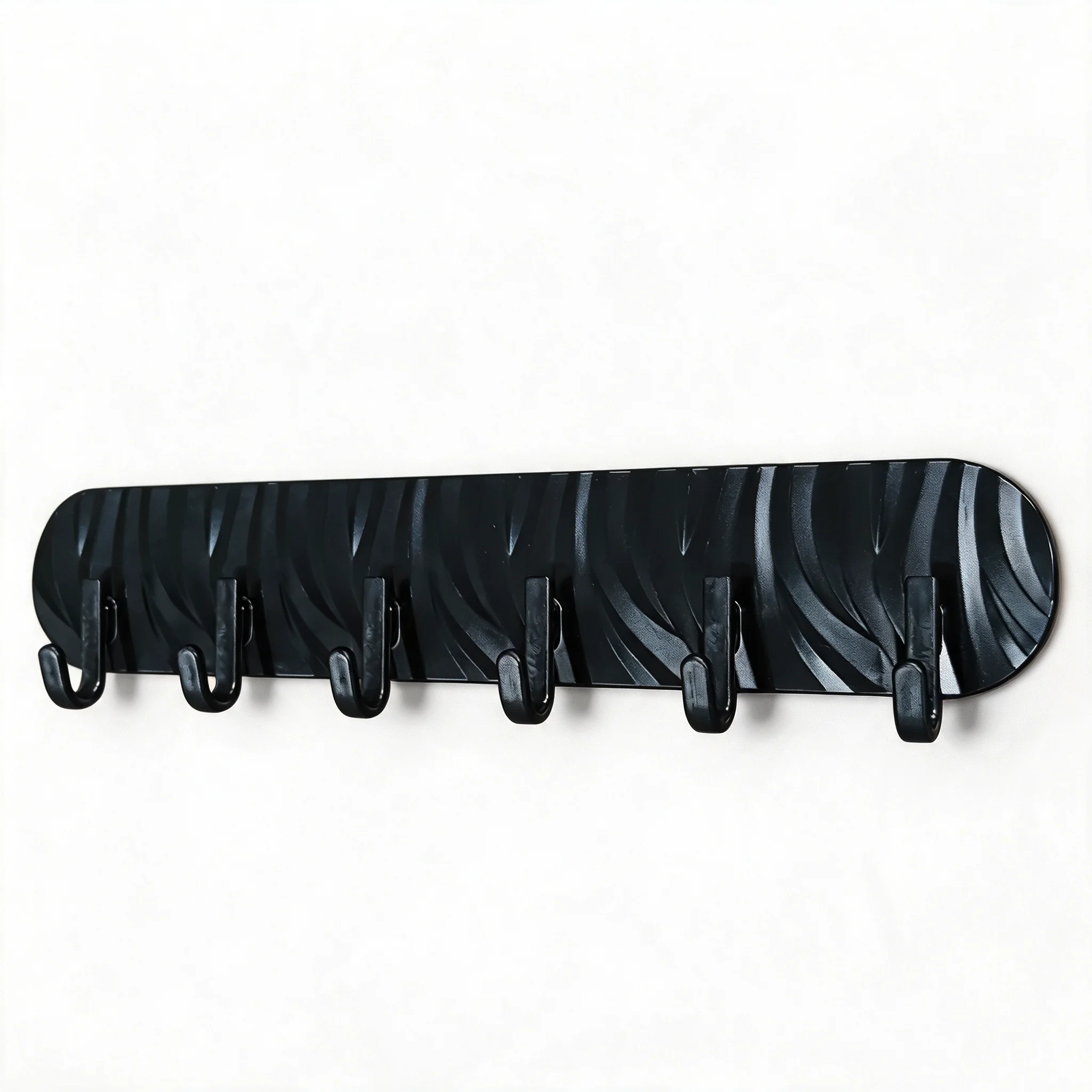 Row of hooks living room and bathroom, long row of hooks, no-drill, traceless adhesive hooks, behind dormitory walls