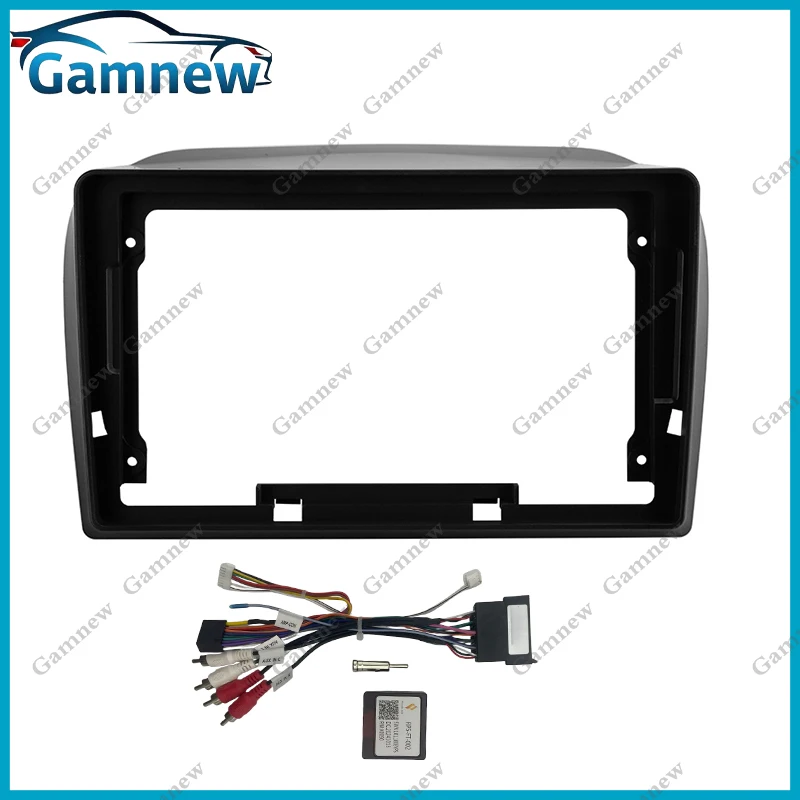 9 Inch Car Frame Fascia Canbus Box Adapter Android Radio Dash Fitting Panel Kit For Fiat Doblo 2 II 263 2009-2015