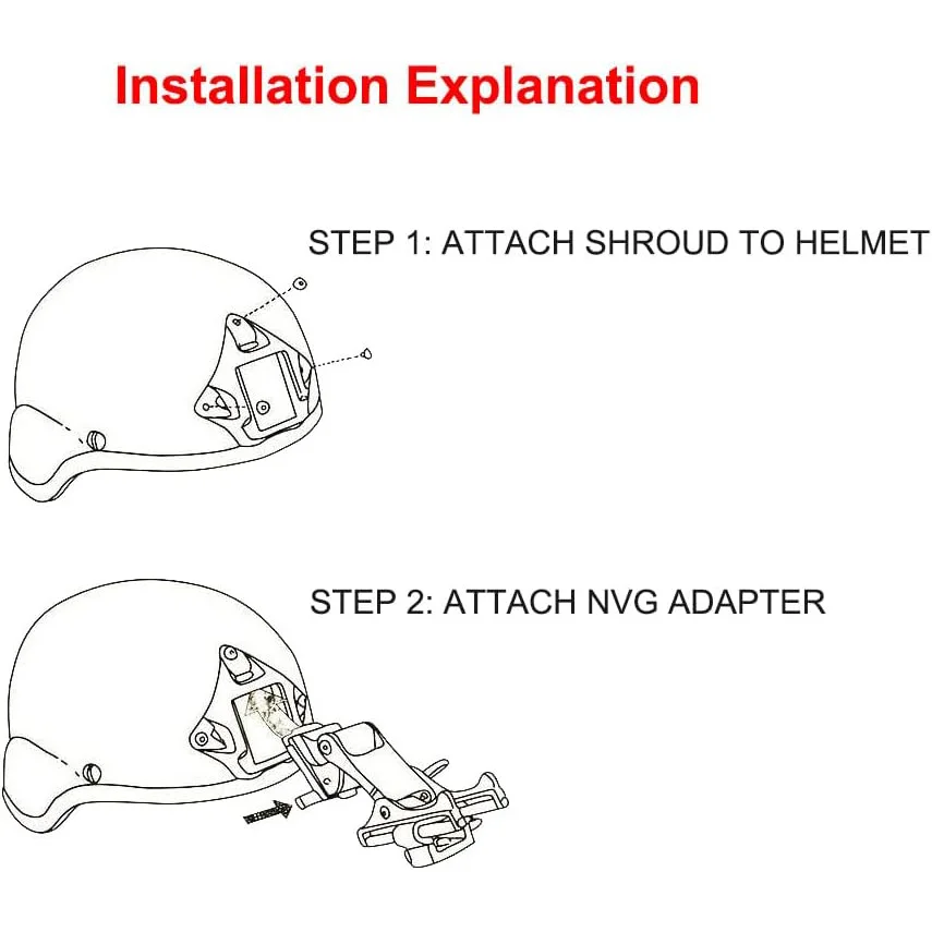 Тактический шлем для страйкбола, аксессуары, алюминиевый стиль Devgru, кожух Mich VAS, NVG, крепление на шлем, военное тактическое оборудование