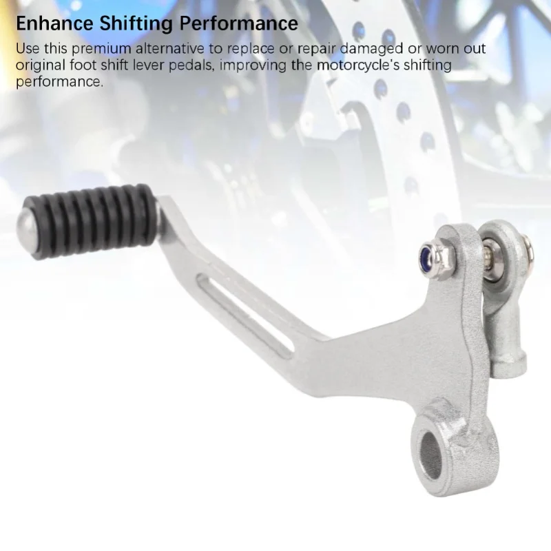 رافعة تحول دواسة صلابة عالية الكربون الصلب اليسار دراجة نارية شيفتر رافعة دواسة ل Z650 2017-2023 #6