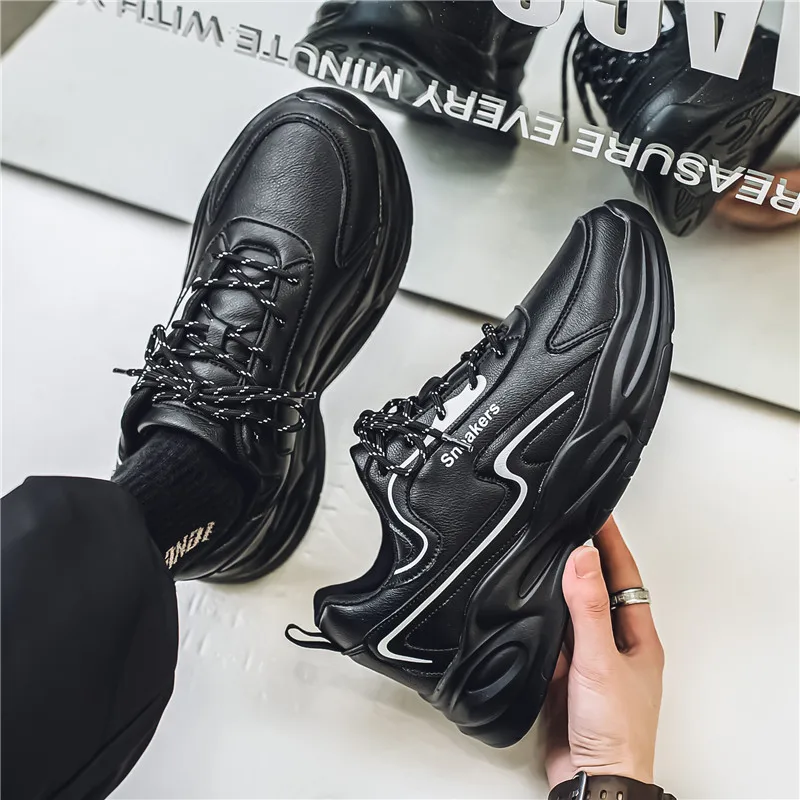 New Men’s Sneakers Fashion Breathable Running Platform Shoes Outdoor Sport Casual Male Trendy Jogging Tenis Walking Shoes