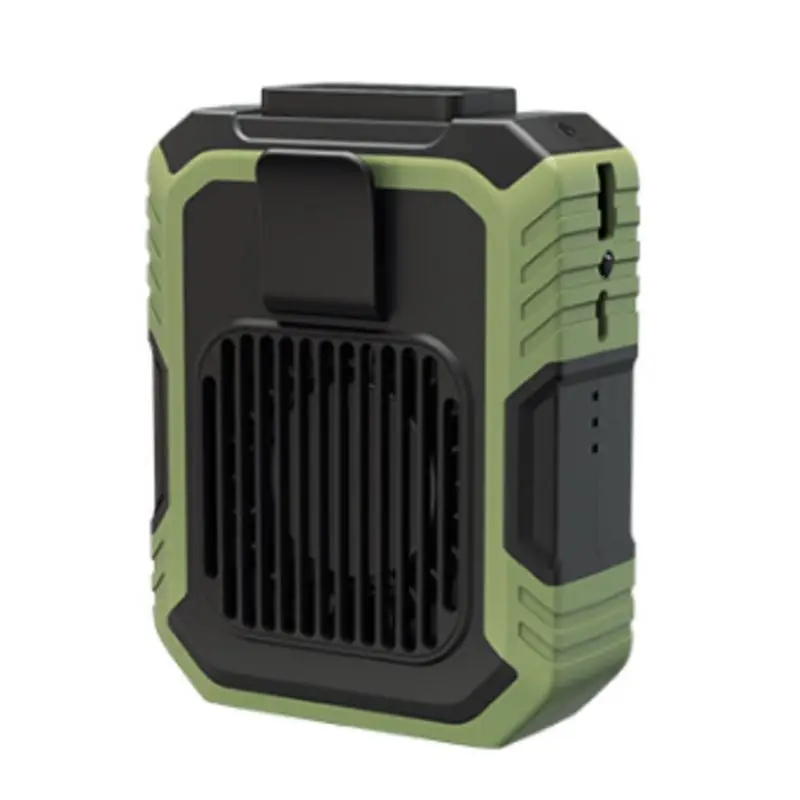 

Портативный поясной вентилятор ABUL, перезаряжаемый, персональный вентилятор на пояс, вентилятор на шею для использования без рук, для кемпинга, активного отдыха, строительных площадок