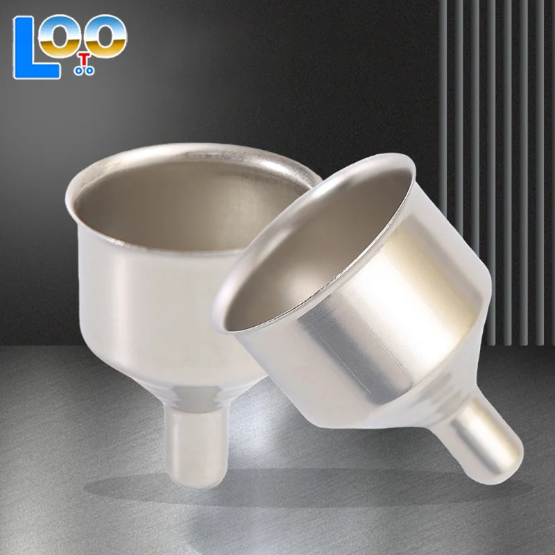 Воронка из нержавеющей стали, портативная мини-воронка с маленьким горлышком, барная винная колба, универсальная воронка с длинным горлышком, кухонный аксессуар