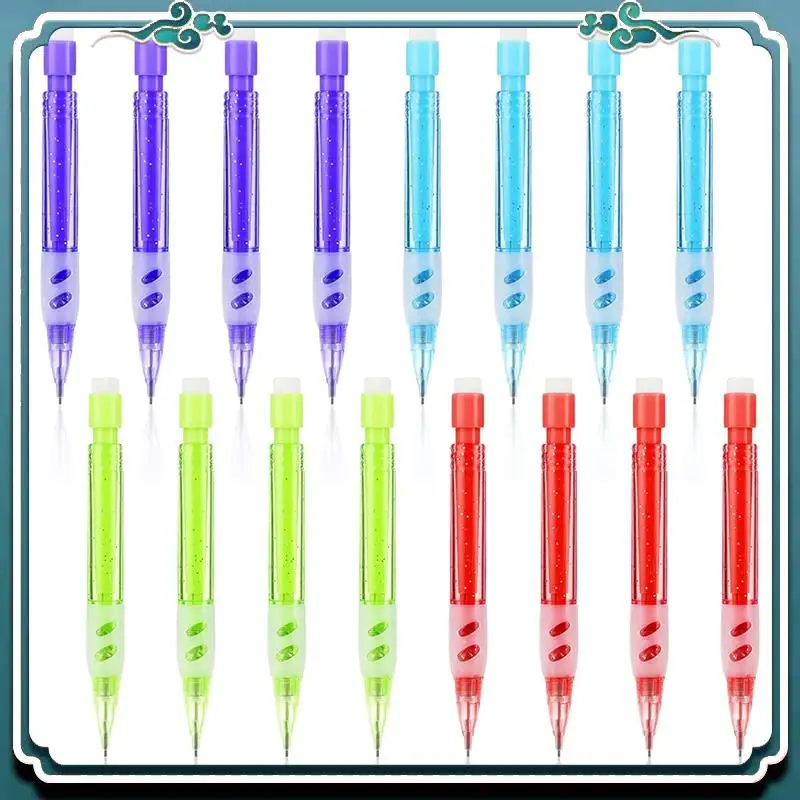 

ABSK-16PCS Mini Mechanical Pencils For Kids,16Pcs Automatic Pencils Mini Pencil Stationery Supplies For Writing Drawing