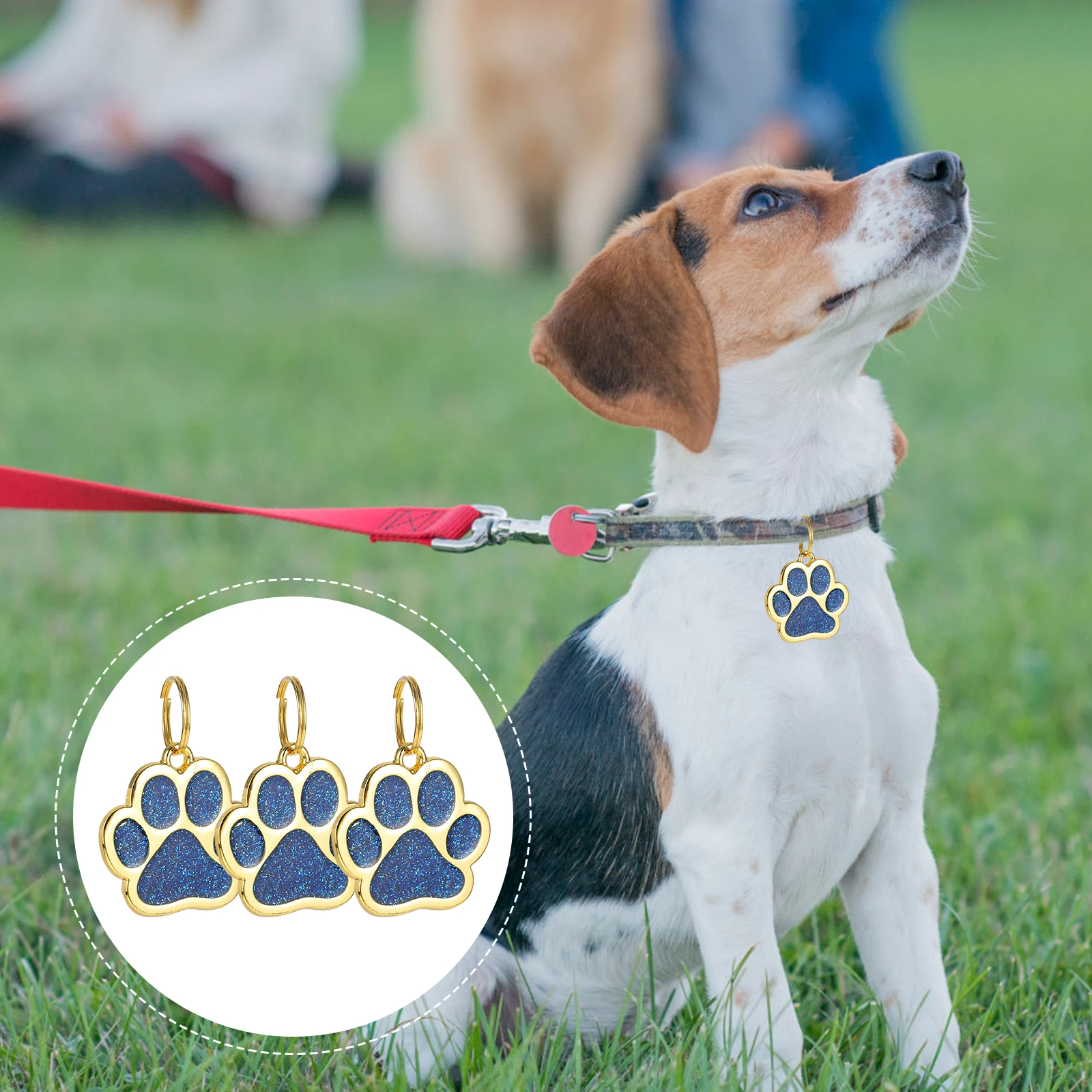 

3pcs Creative Metal Pet Nameplate Dog Id Hanging Pendant For Cat Dog Collar Premium Zinc Alloy Stylish Pet Tag Personalized Id