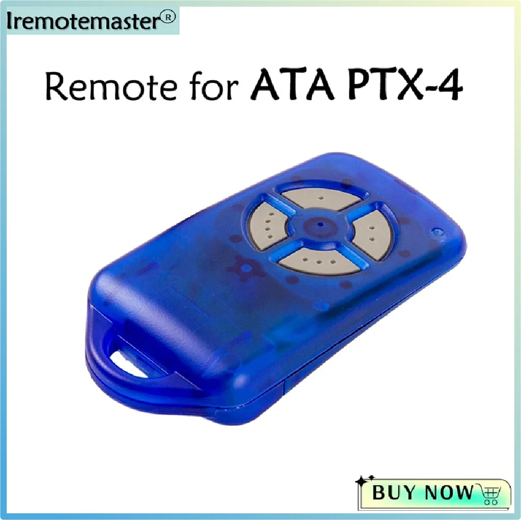 ใช้งานร่วมกับ ATA PTX4 433.92MHz รีโมทคอนโทรลโรงรถประตู 433MHz Rolling รหัส ATA PTX-4 SecuraCode CRX-1 CRX-2 AM