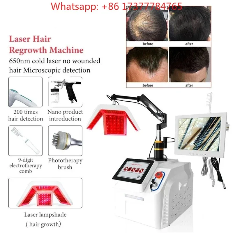 Professional 5in1 Scalp Spa Kit withLampshade Hair Growth Machine