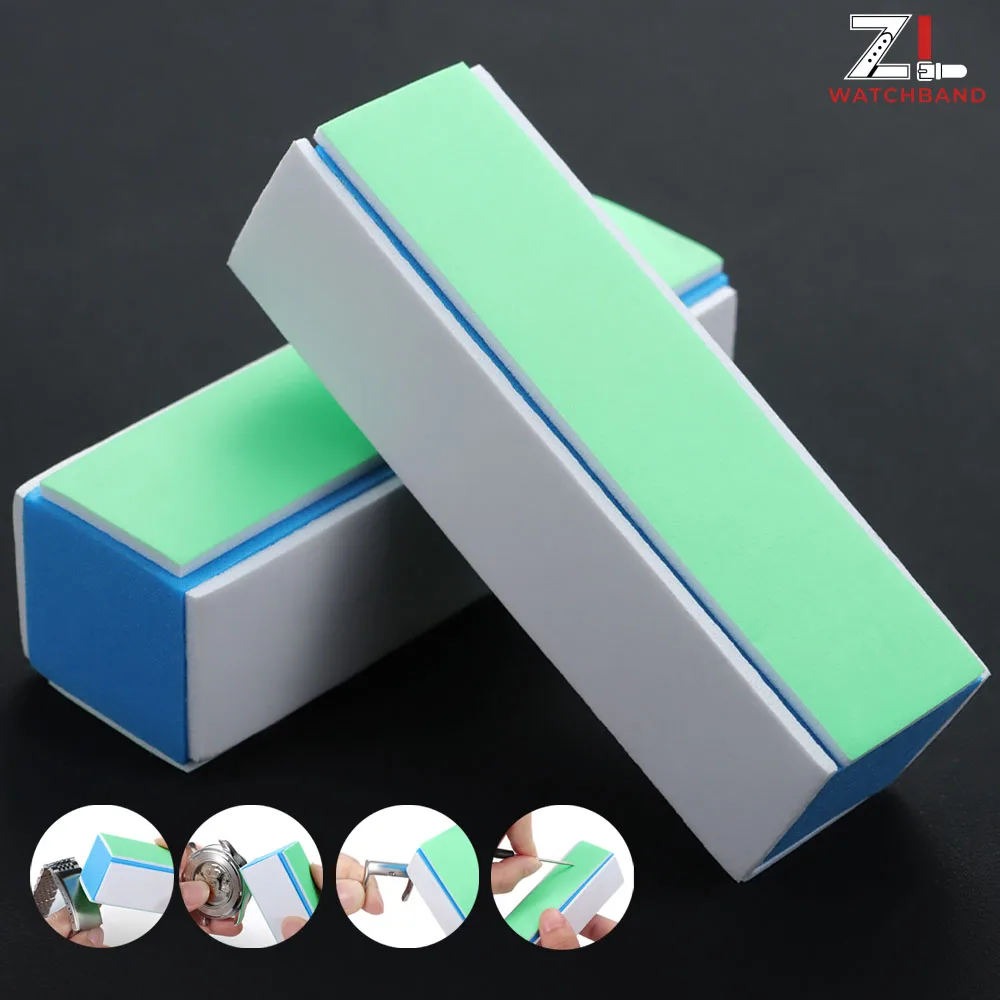 1/2/3/5pcs Polishing Files Watch Cleaner Rod 4 Sides 1000/4000 Mesh Wrist Watch Parts Clean Polish Tool Rod for Watchmaker
