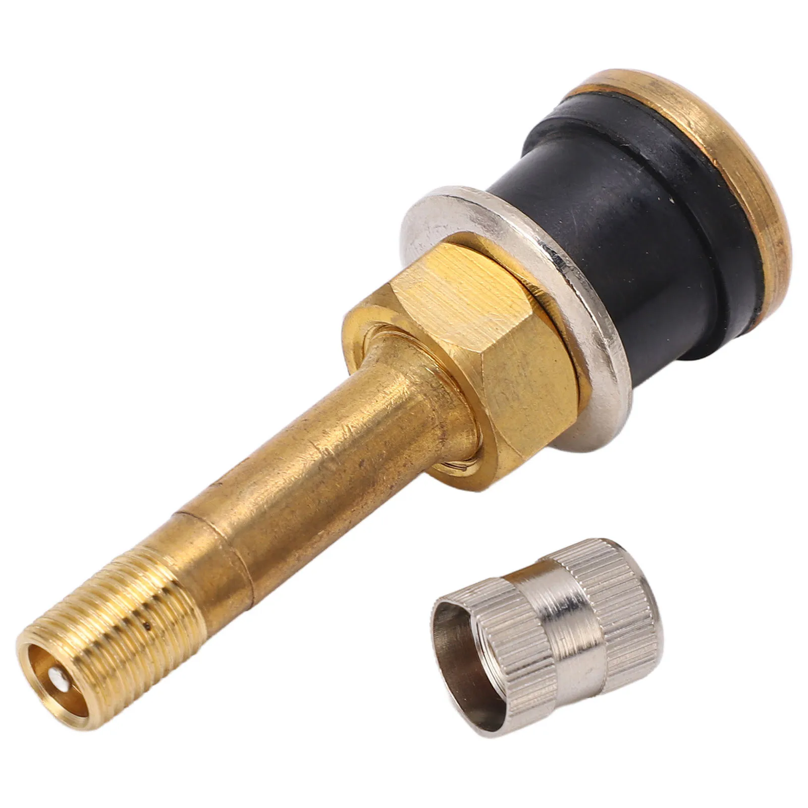 Valve Stems TR500 Straight Brass Heavy Duty Clamp in Tubeless Truck Tire Valve Stem Clamp in Valve Stem TR500 Valve Stems