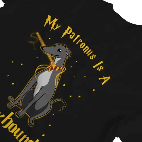 Camiseta Polarshe 1 para mujer, My Patronus Is A galgo Dog