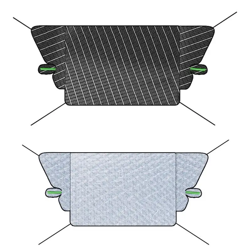 

Car Frost Windshield Cover Car Frost Window Cover Waterproof Front Window Sun Shade With Magnetic Edges Winter Auto Accessories
